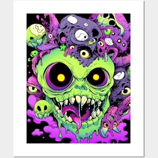 Zombie Horde Posters and Art